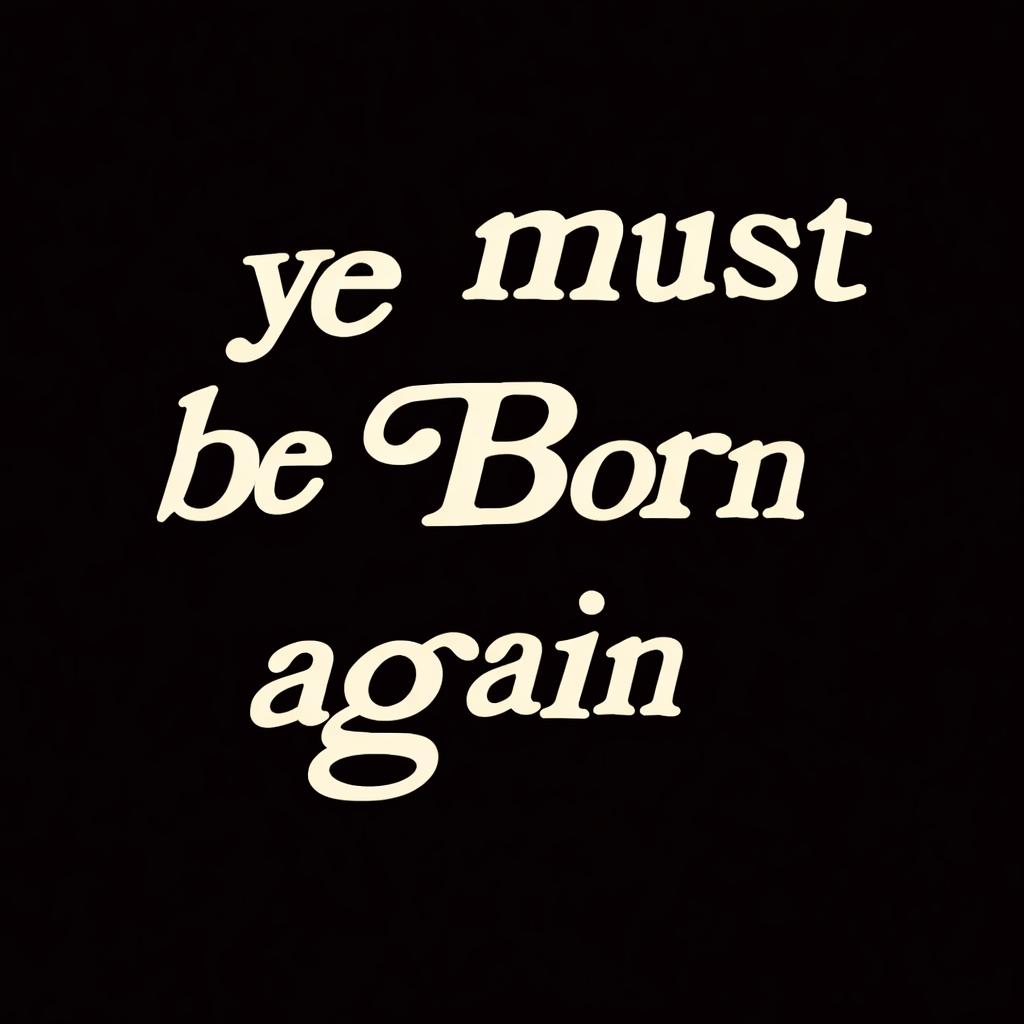 CPFM (ye must be born again)