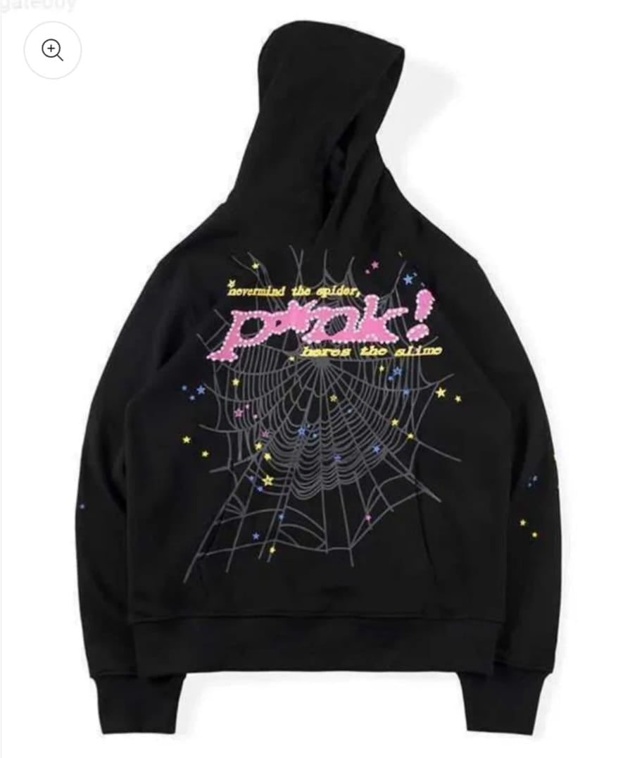Spider Hoodie Pink