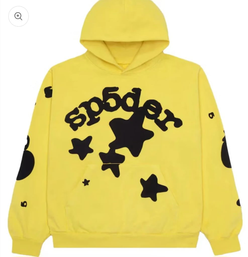 Spider Hoodie Yellow