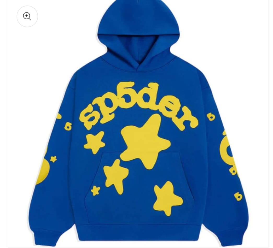 Spider Hoodie Blue
