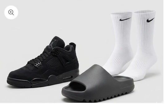 Jordan 4s+Yeezy siles+Nike shocks