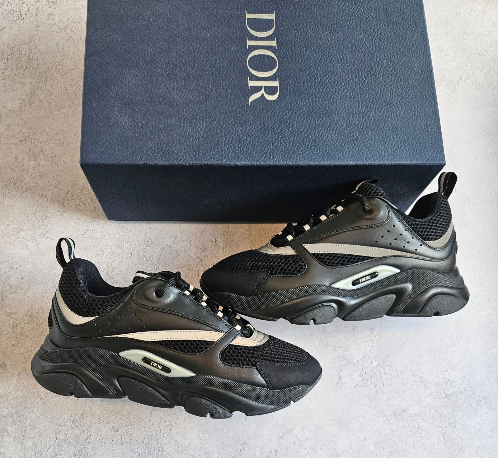 Dior B22 Black Reflective
