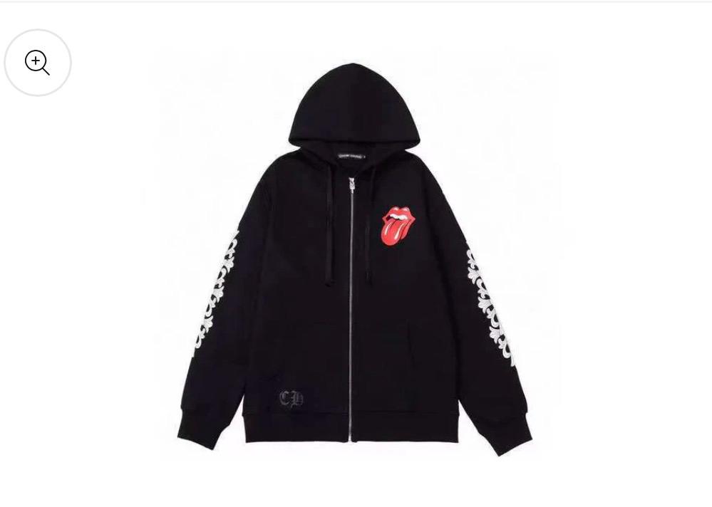 Chrome hearts zip up hoodie