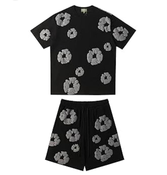 Denim tears set black