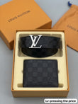 LV Belt and wallet set